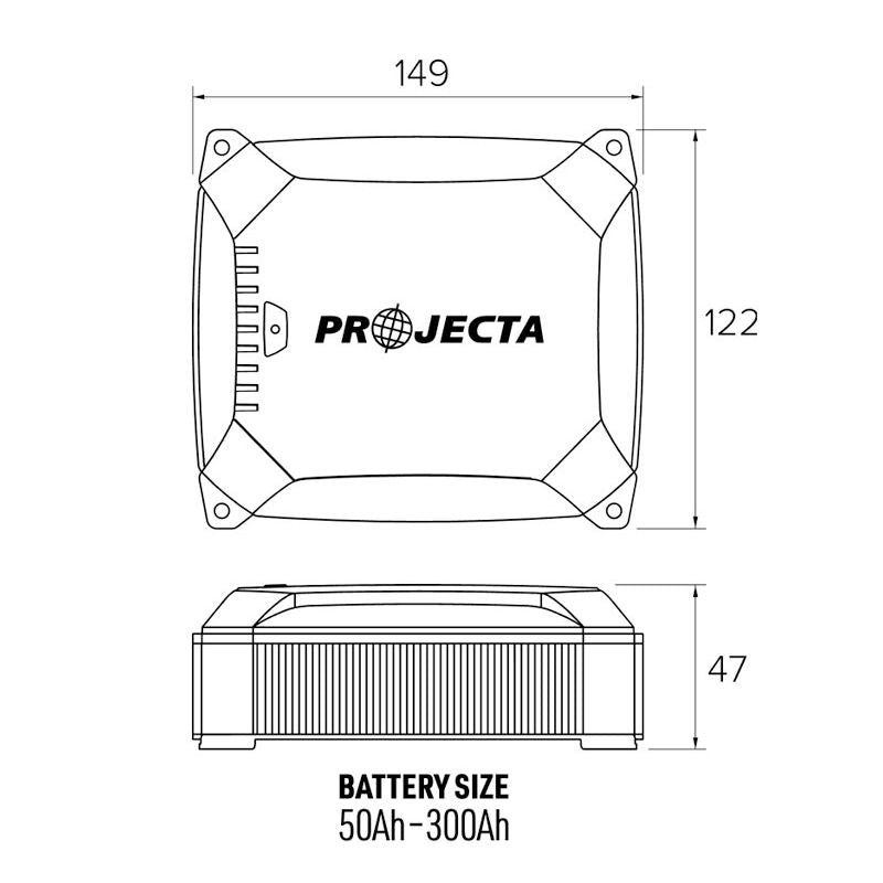 PROJECTA IDC25X Intelli-Charge 25A DC-DC Battery Charger - 12/24V