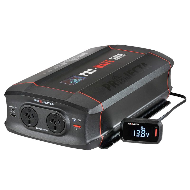 PROJECTA Inverter Pure Sine Wave 12V 1600W Pro Wave PW1600