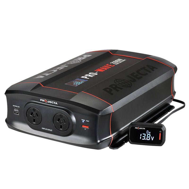 PROJECTA Inverter Pure Sine Wave 12V 2100W Pro Wave PW2100
