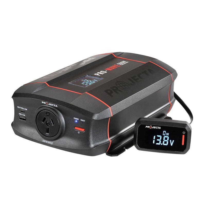 PROJECTA Inverter Pure Sine Wave 12V 500W Pro Wave PW500