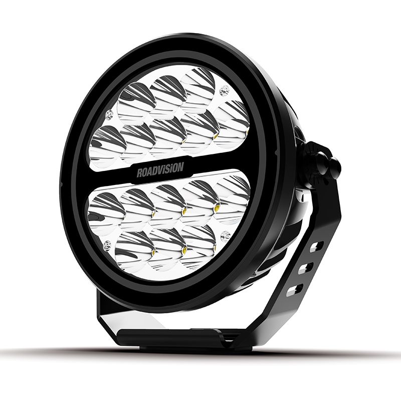 ROADVISION RDL6701SD 7" LED Driving Light Stealth Pro Series 10-30V 16x3W 68W 5130lm IP69K Spot Beam + Dynamic DRL