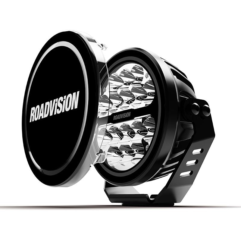 ROADVISION RDL6701SD 7" LED Driving Light Stealth Pro Series 10-30V 16x3W 68W 5130lm IP69K Spot Beam + Dynamic DRL