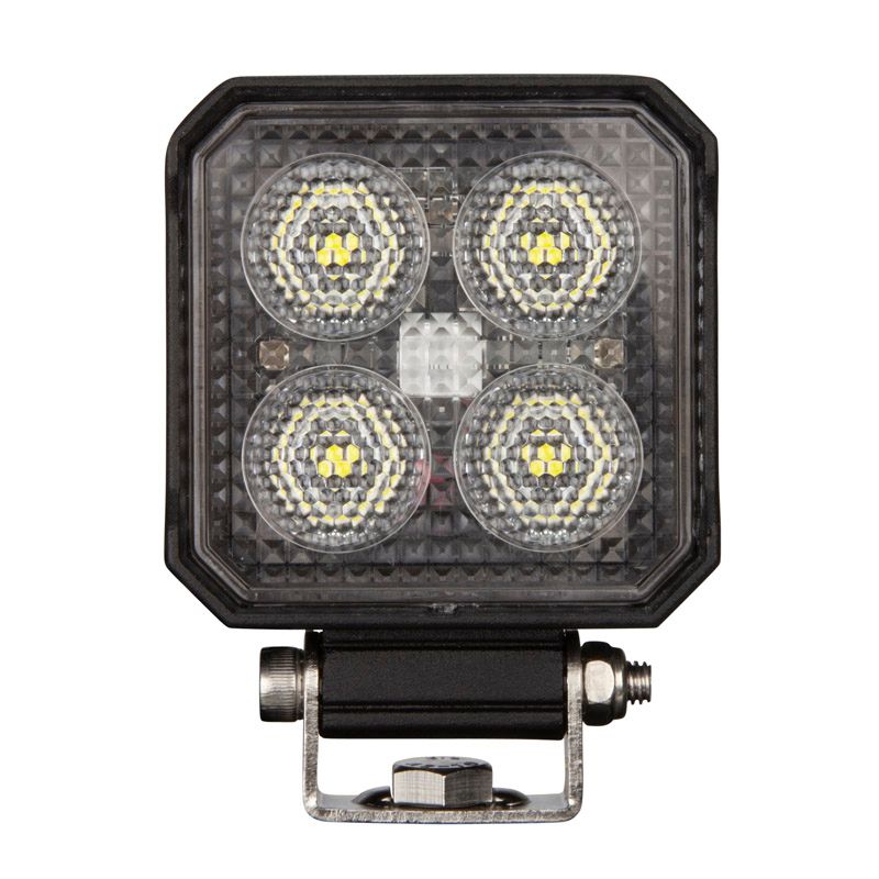 Roadvision RWL9424SF 25W LED Work Light Compact Square Flood Beam 10-30V 2200lm TMT IP67 ADR Reverse
